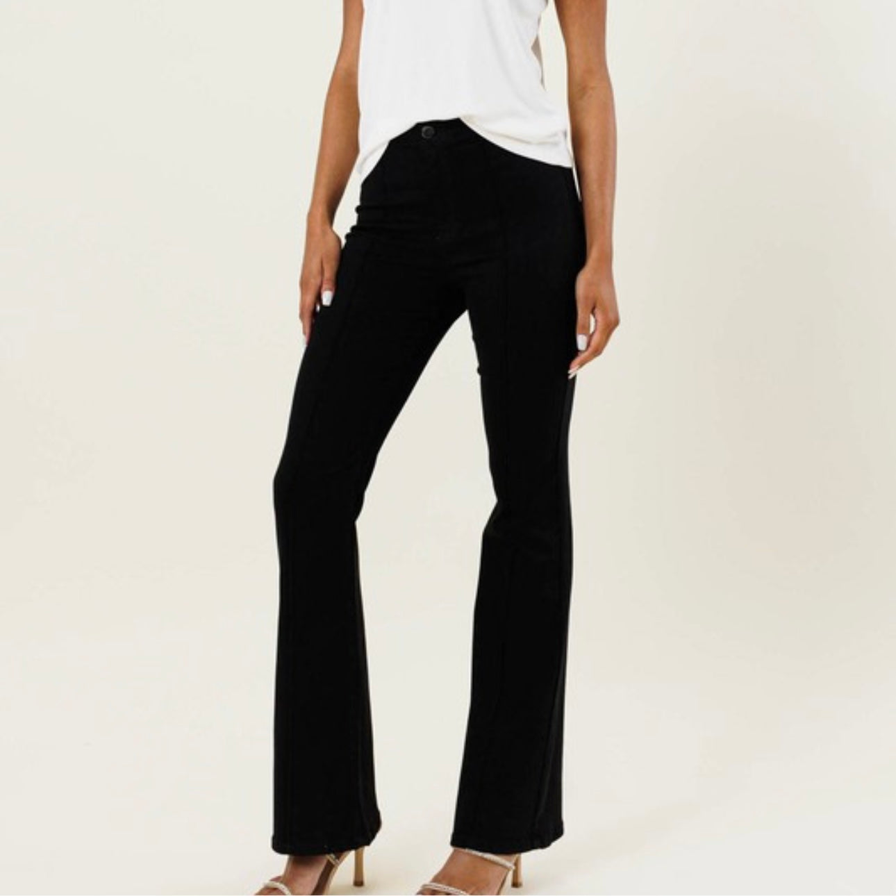 Myra Black Bootcut Jeans