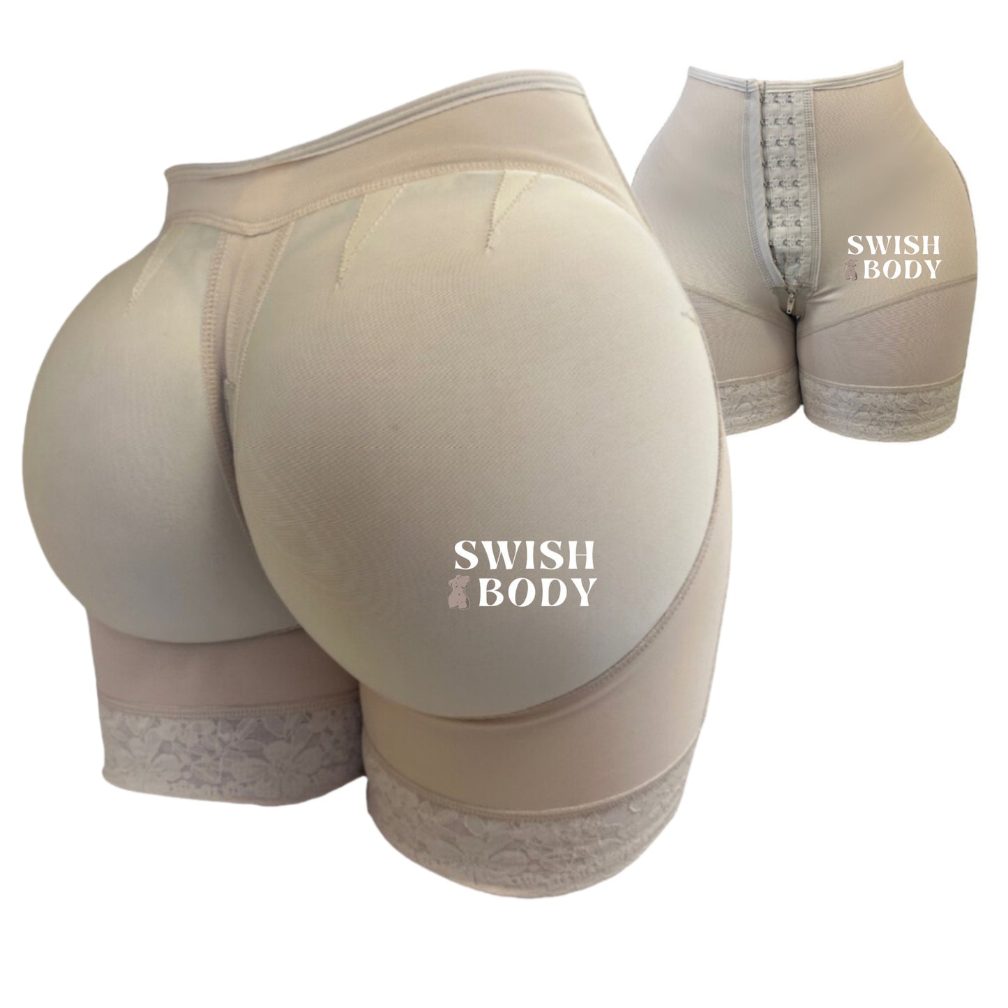 BBL Effect Faja Shorts - Low Back ( TikTok Viral)