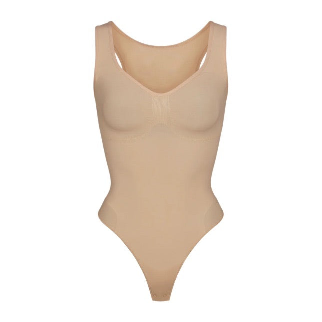No Show Sculpt Thong Bodysuit