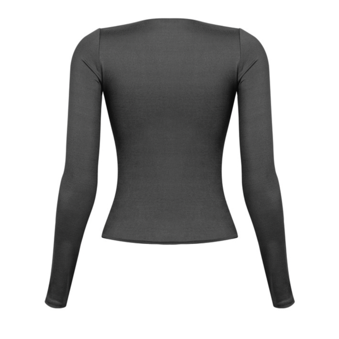 KY LONG SLEEVE TOP - Black