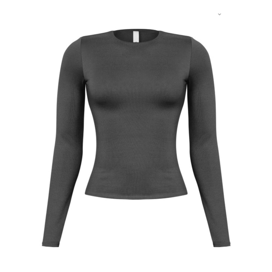 KY LONG SLEEVE TOP - Black