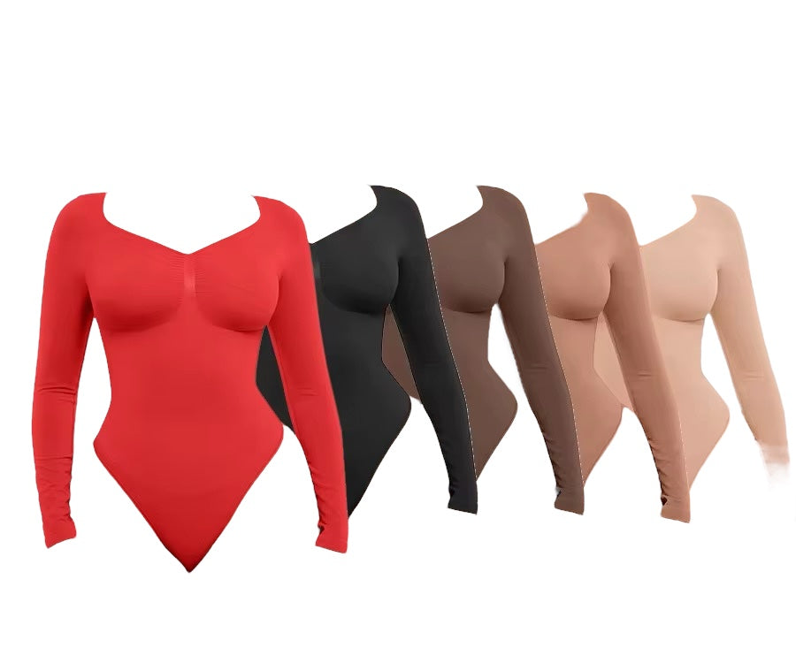 Bailey Long Sleeve Contour Bodysuit