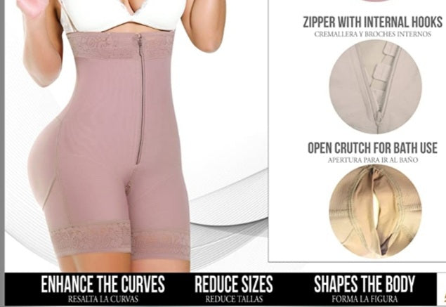 Invisible Body Shaper with Zipper - Waist Corset and Butt Lifter