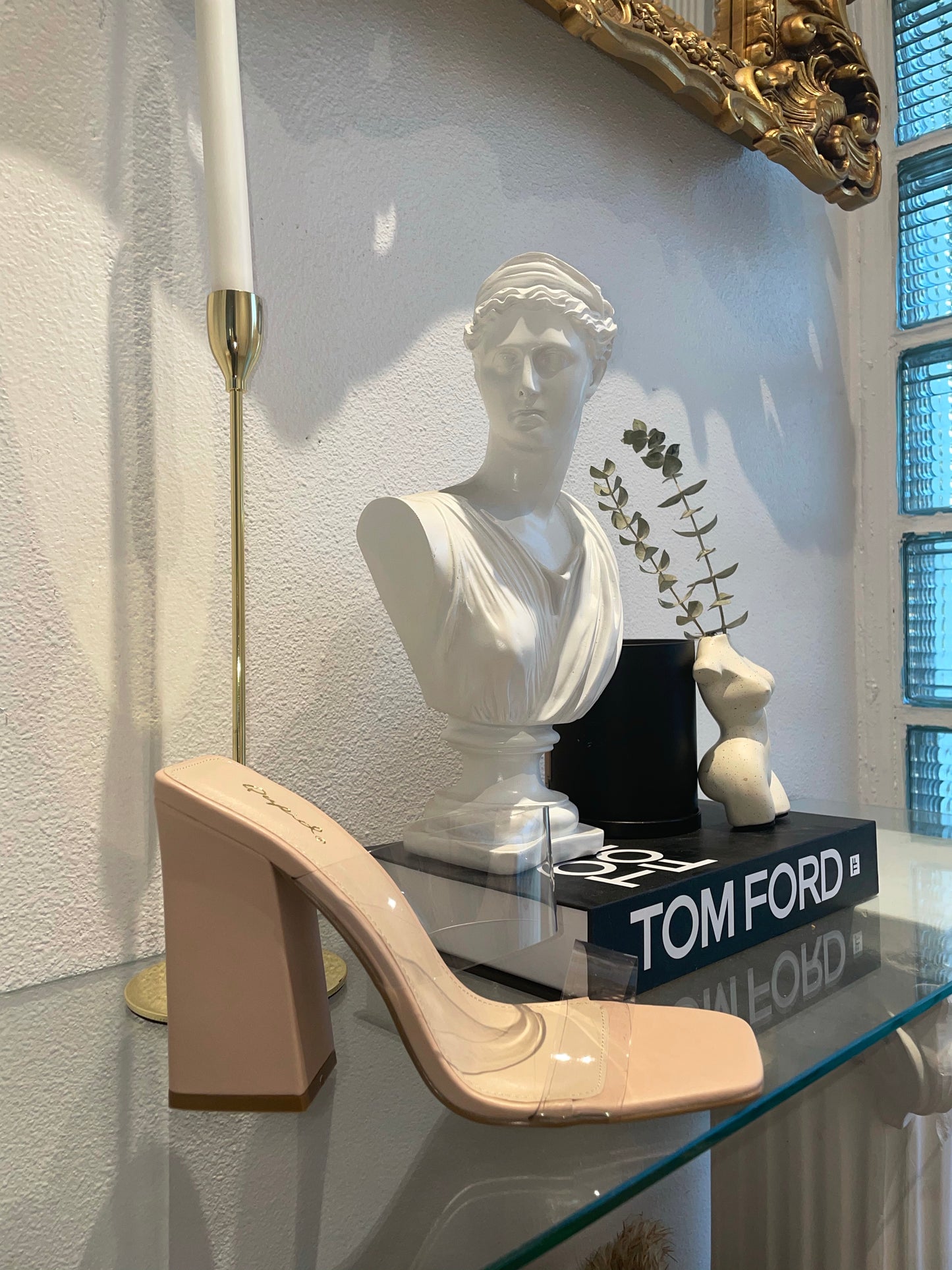 Monzerat Nude Block Heels