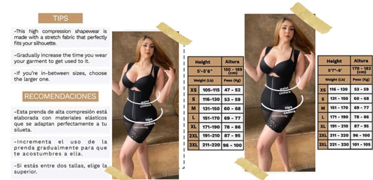 Short Thigh Guitar Body Shaper (Went Tiktok Viral)