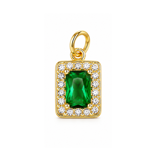 Emerald Halo Charm