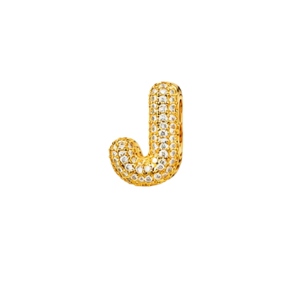 Pavé Signature Initial Charm