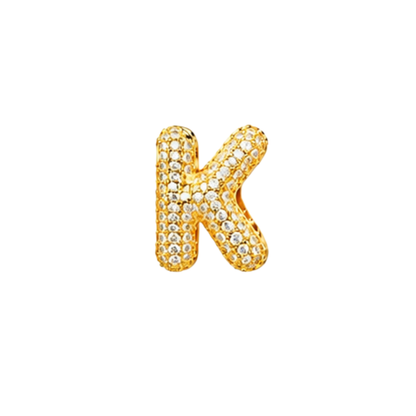 Pavé Signature Initial Charm