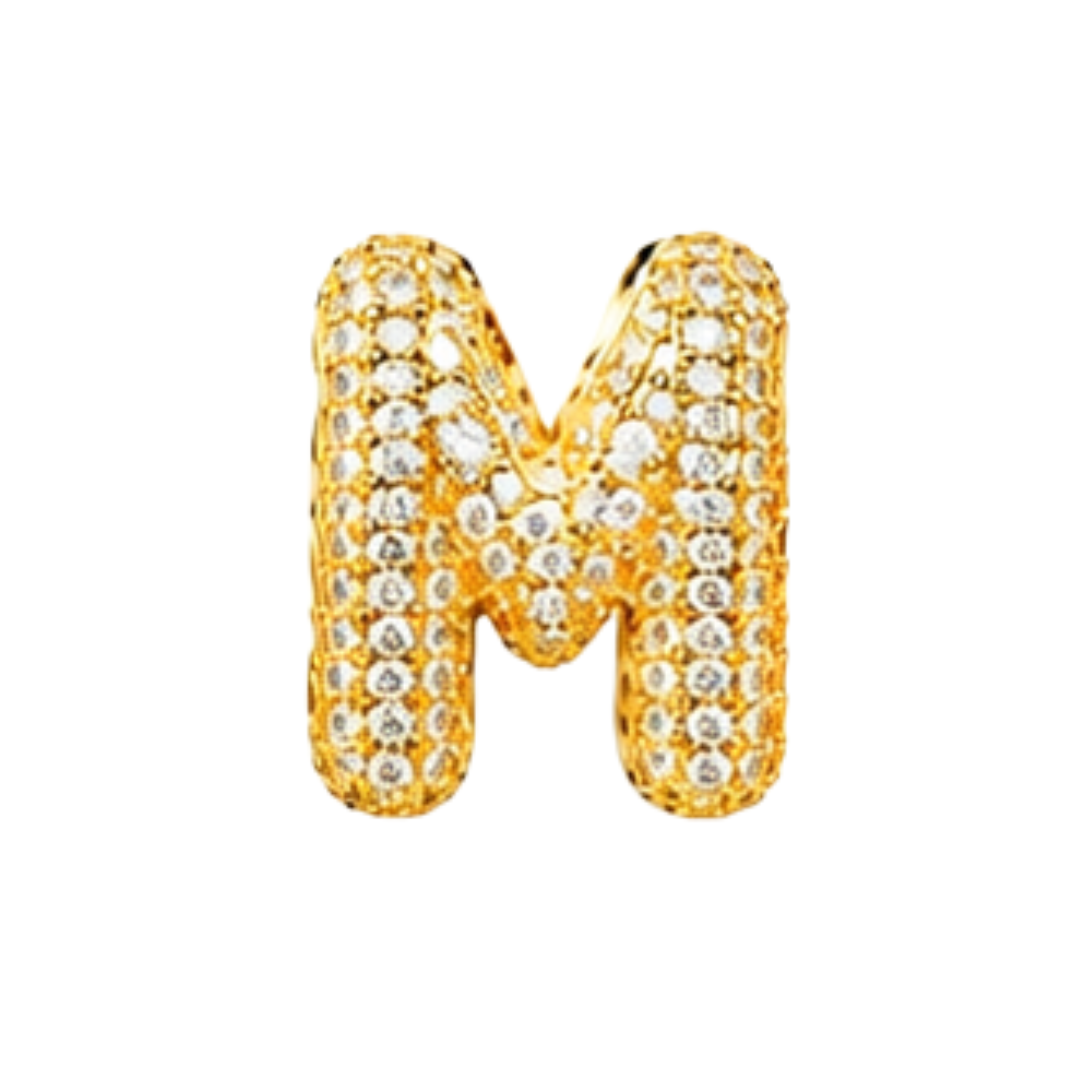 Pavé Signature Initial Charm