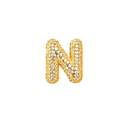 Pavé Signature Initial Charm