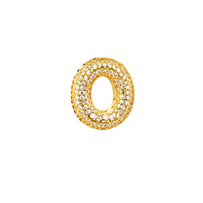 Pavé Signature Initial Charm