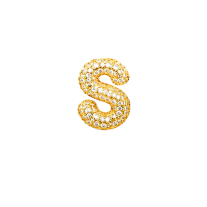 Pavé Signature Initial Charm