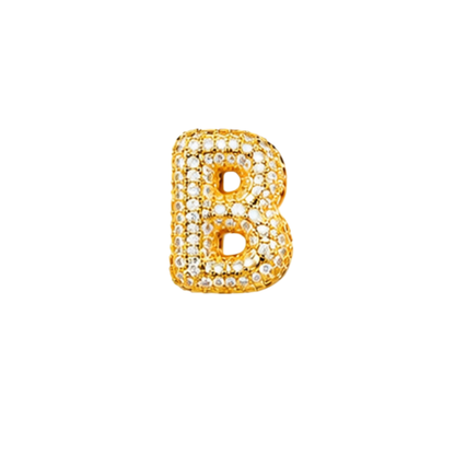 Pavé Signature Initial Charm
