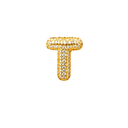 Pavé Signature Initial Charm