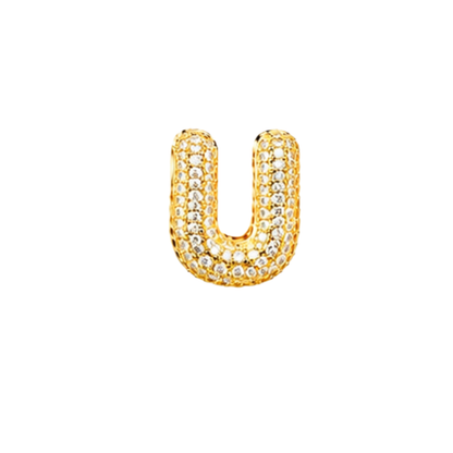 Pavé Signature Initial Charm