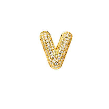 Pavé Signature Initial Charm