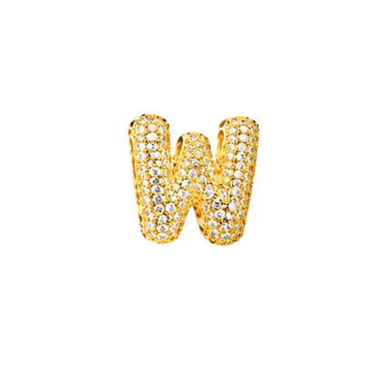 Pavé Signature Initial Charm