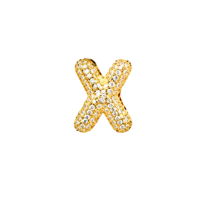 Pavé Signature Initial Charm
