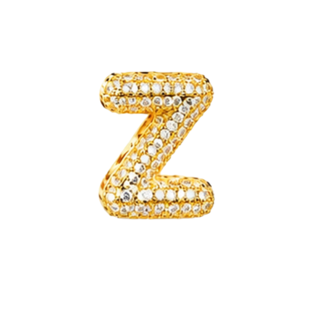 Pavé Signature Initial Charm