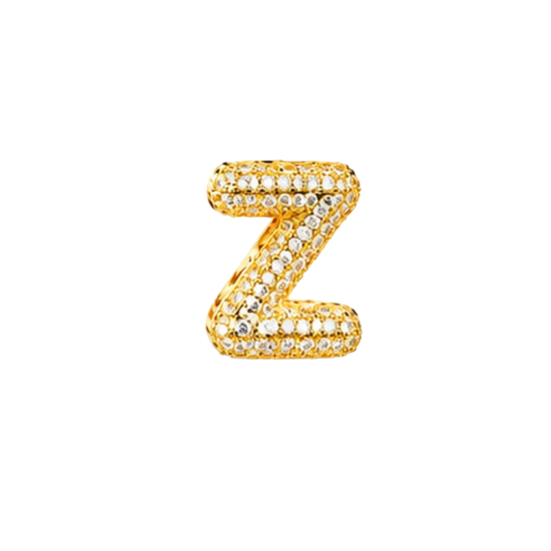 Pavé Signature Initial Charm
