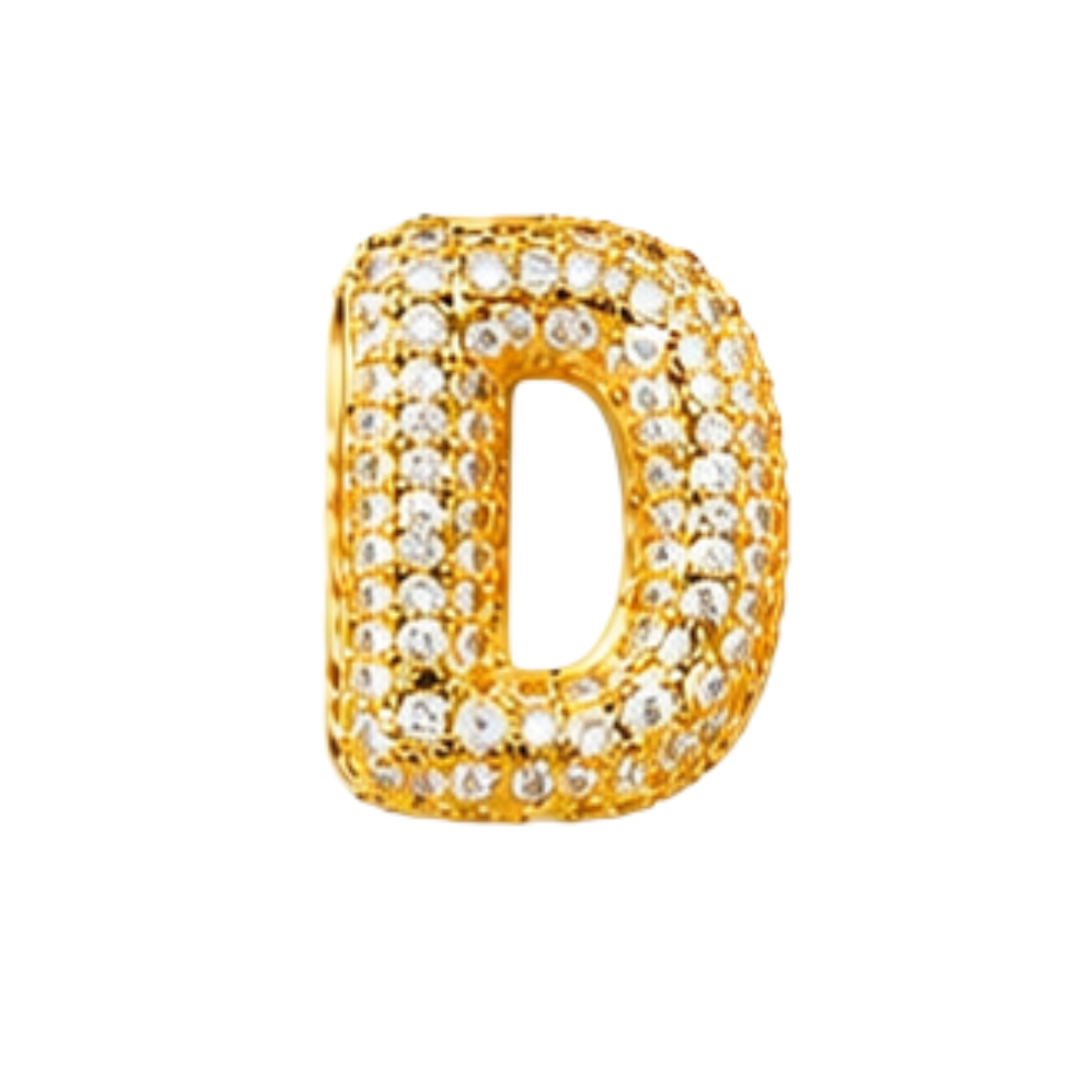 Pavé Signature Initial Charm