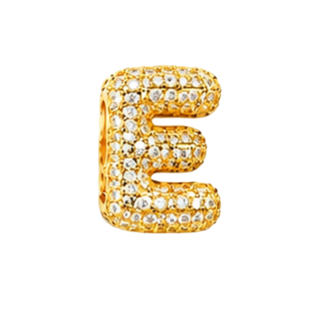 Pavé Signature Initial Charm