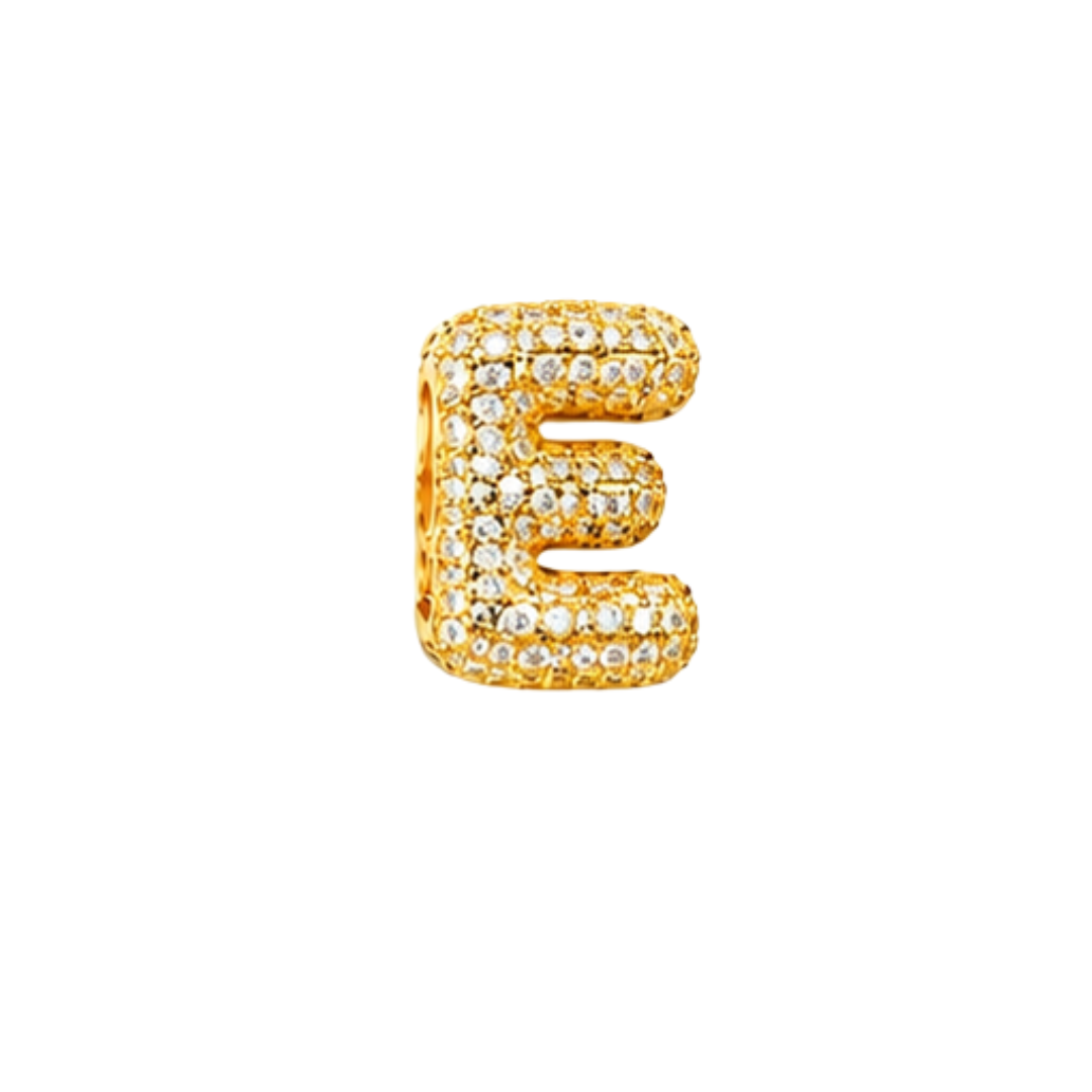 Pavé Signature Initial Charm
