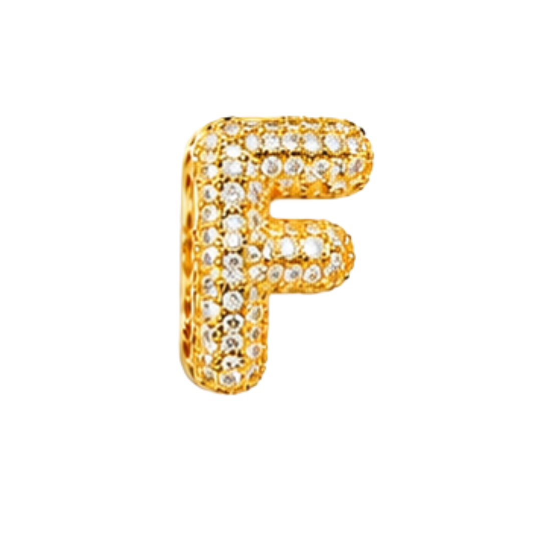 Pavé Signature Initial Charm