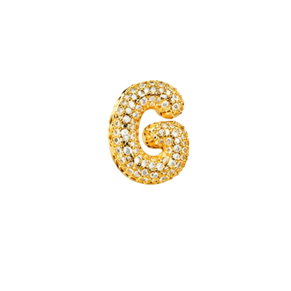 Pavé Signature Initial Charm
