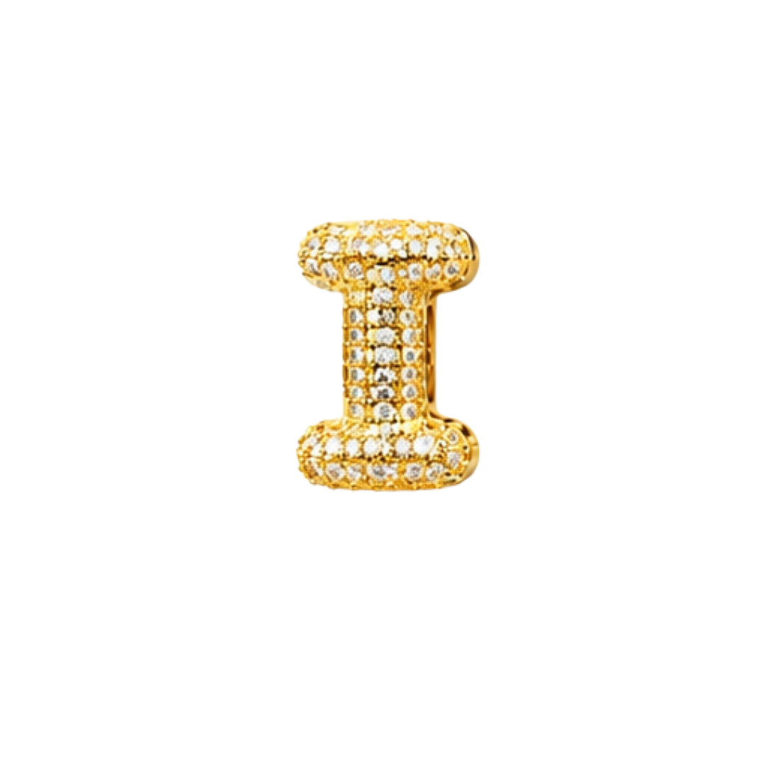 Pavé Signature Initial Charm