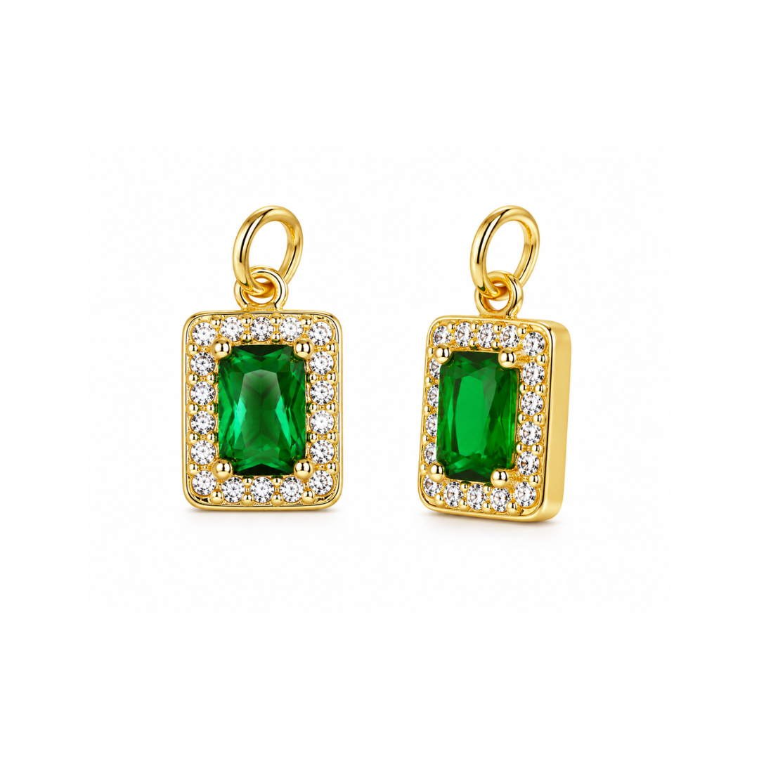 Emerald Halo Charm