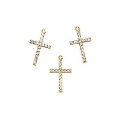 Eternal Pavé Cross Pendant