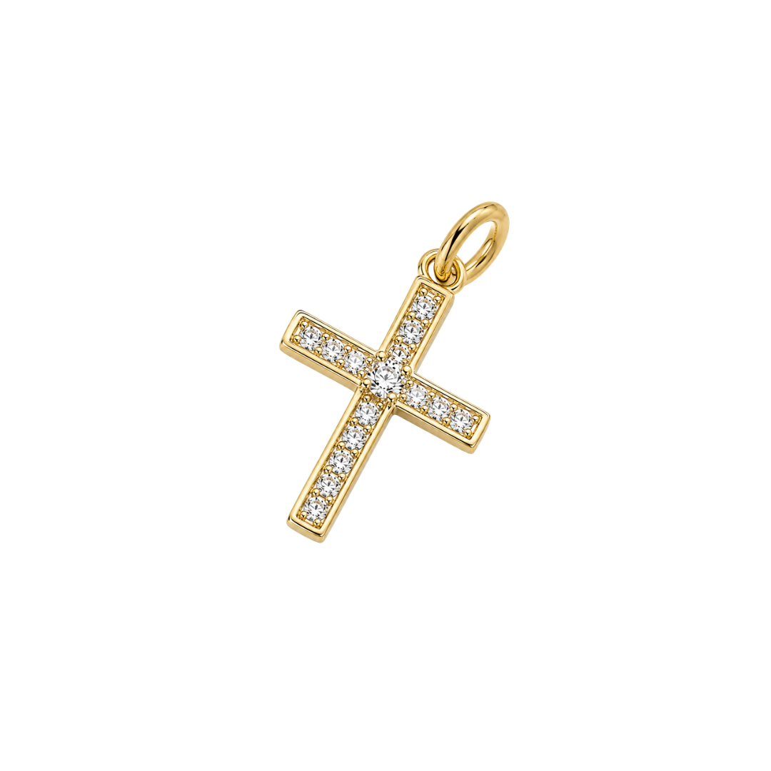 Divine Pavé Cross Pendant