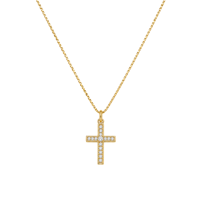 Divine Pavé Cross Pendant