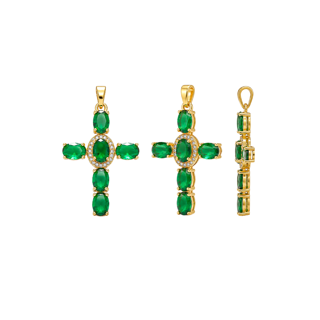 Emerald Grace Cross