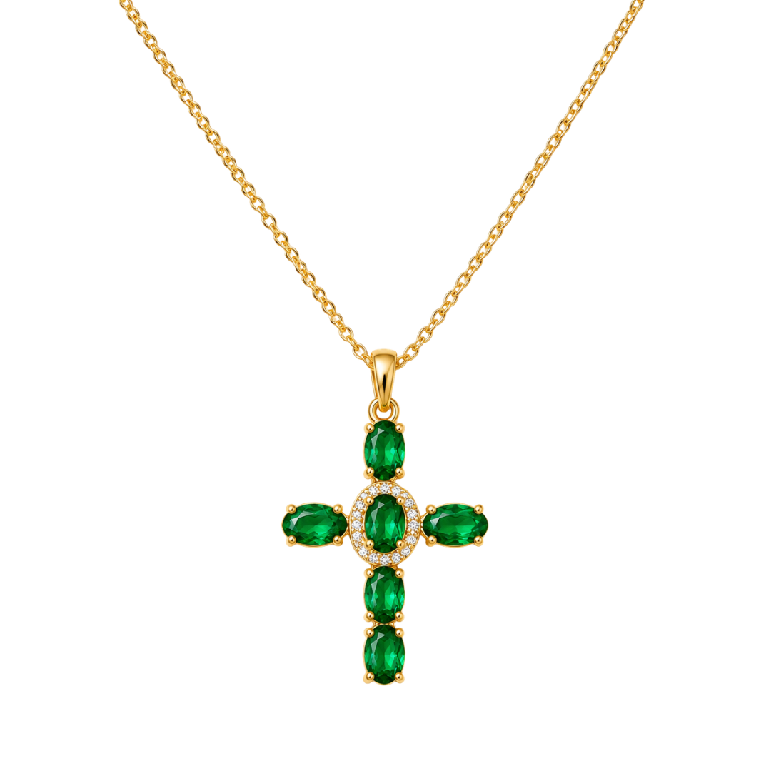 Emerald Grace Cross