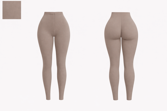 Contour Push Up Pants - Taupe