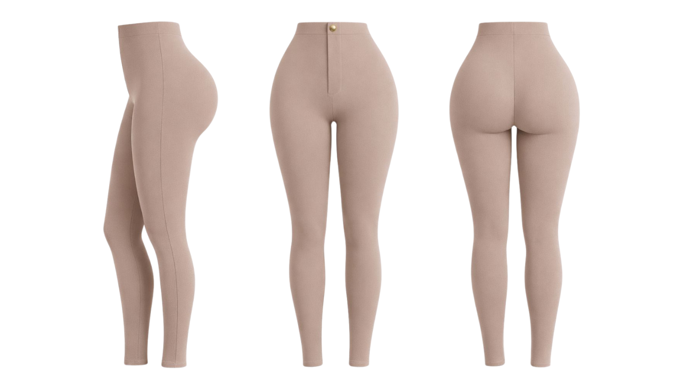 Contour Push Up Pants - Taupe