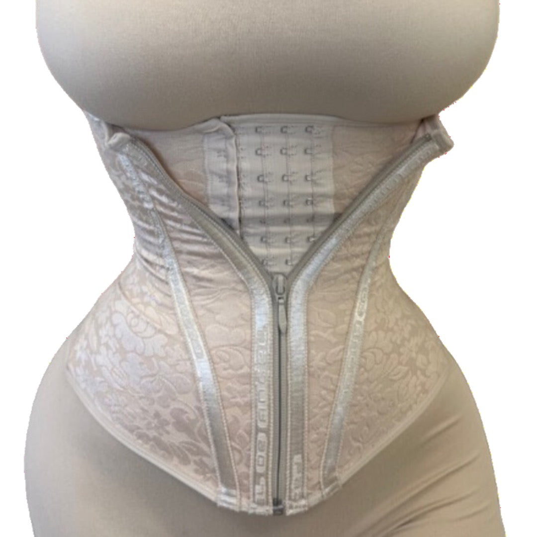 Angel Skin Zipper Corset