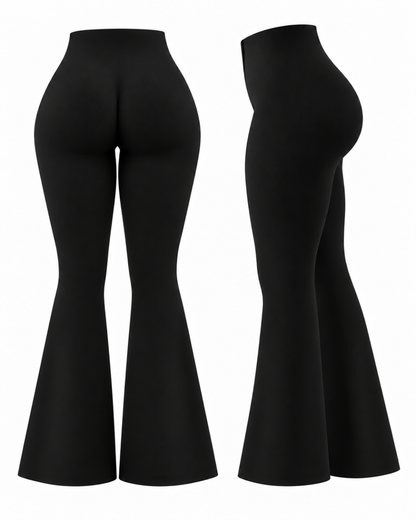 Sculpt & Lift Flare Pants - Black (PRE-ORDER)