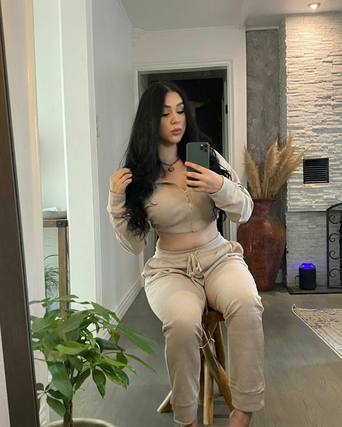Lilah thermal sweater and sweats set