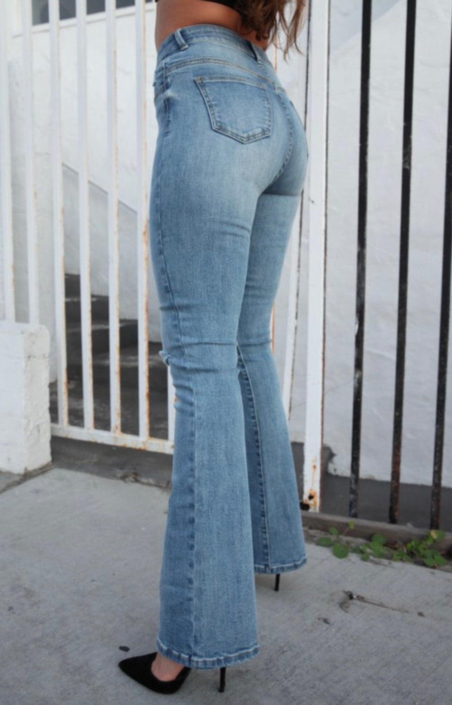 Taylor High Rise Flare Jeans