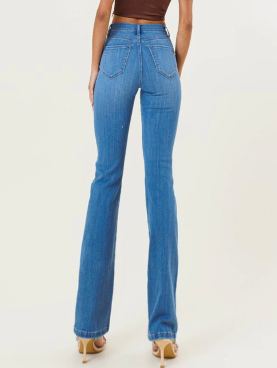 Perfect Fit High Rise Straight Jeans